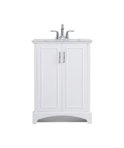 White 24" Bathroom Vanity
