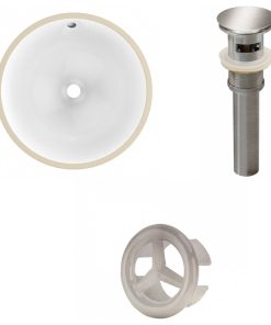 15.25-in. W Bathroom Undermount Sink Set RPBK-20600
