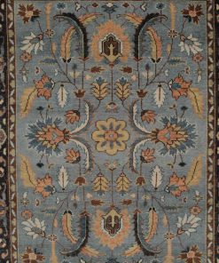 Hand-knotted Wool GREY Traditional All Over Traditional Knot Rug, 7'6 X 9'6