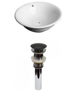 17-in. W Bathroom Vessel Sink Set RPBK-30964
