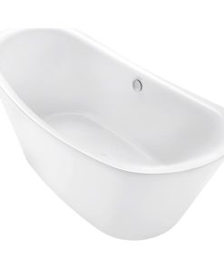 Swiss Madison Ivy 67" Double Slipper Freestanding Bathtub