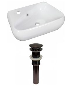 17.5-in. W Bathroom Vessel Sink Set RPBK-31299