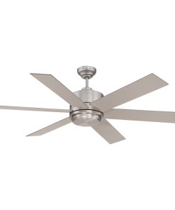 Velocity 1-Light 60 in. Outdoor Fan, Satin Nickel