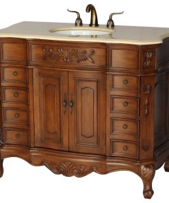 42" Antique Style Single Sink Bathroom Vanity Model 2815-42 BE