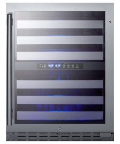 Summit ALWC532C 24"W 46 Bottle Capacity - Stainless Steel