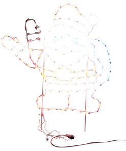 6' Animated Waving Santa