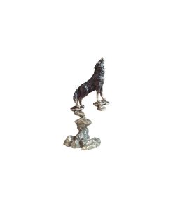 Wolf Bronze Sculpture