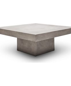 Una Square Coffee Table, Dark Gray