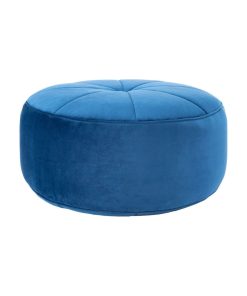 Yanni Round Ottoman Navy