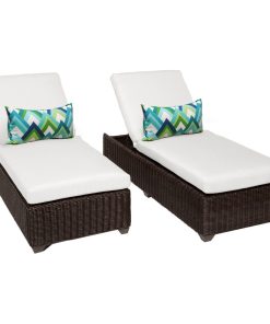 Venice Chaise Set of 2 Outdoor Wicker Patio Furniture