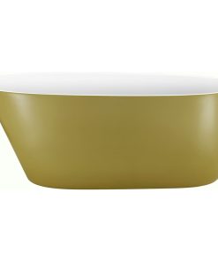 63-in Yellow Freestanding Tub With Drain and Overflow, CUPC Certified
