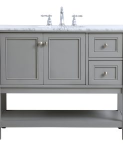 42" Single Bathroom Vanity Set, Gray