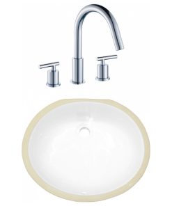 16.5-in. W Bathroom Undermount Sink Set RPBK-23062