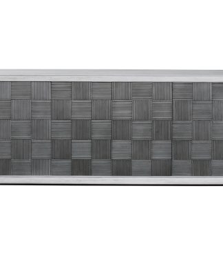 Uttermost 25489 Checkerboard 4 Door Gray Cabinet