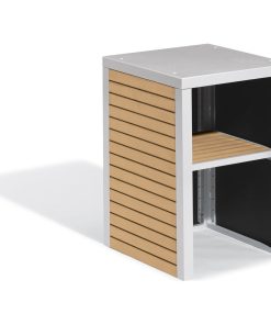 Travira Modular Valet Hutch, Natural Tekwood