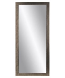 Subway Silver Framed Floor Leaning Tall Mirror 32''x 71''
