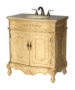 32-Inch Antique Style Single Sink Bathroom Vanity Model 1905-32B