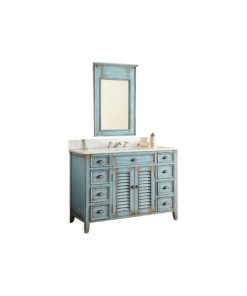 46" Abbeville Bathroom Sink Vanity and Mirror Set
