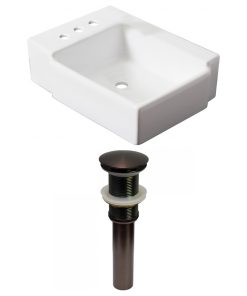 16.25-in. W Bathroom Vessel Sink Set RPBK-31204