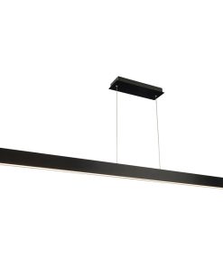 Volo LED Pendant 3000K, Black, 75"