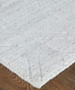 Weave & Wander Veran Rug, Diamonds, Rust/Ivory, 8ft x 10ft Rug