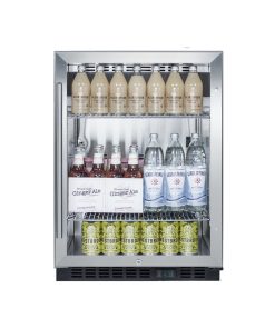 Summit SCR610BL Summit SCR610BL - 24-Inch SS Commercial Beverage - Stainless