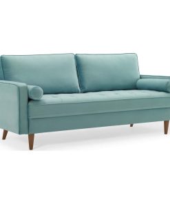 Valour Performance Velvet Sofa Mint