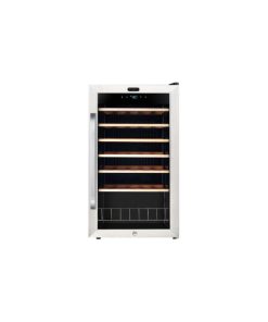 34 Bottle Freestanding Steel Refrigerator With Display Shelf & Digital Control