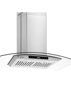 36 in. Kitchen 400 CFM Island Range Hood Ducted Exhaust Kitchen Vent