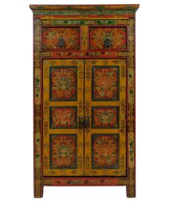 Tibetan Floral Hall Chest