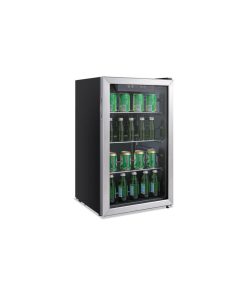 3.2 Cu. Ft. Beverage Cooler, Stainless Steel/Black