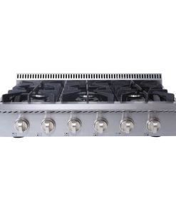Thor Kitchen 36" Pro Style Gas Range Top in Stainless Steel