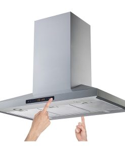 Winflo Island-Mount Range Hood, Stainless Steel, 5 Speed, 36"