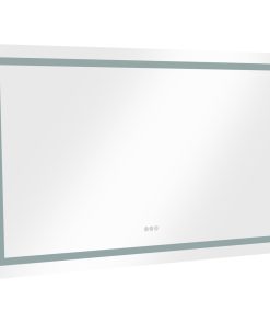 72-inx 36-in LED Bathroom Mirror,Anti-Fog Design,Dimmable