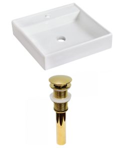 17.5-in. W Bathroom Vessel Sink Set RPBK-31057