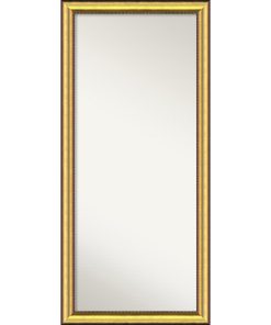 Wall Mirror, Vegas Burnished Gold Wood, 30x65