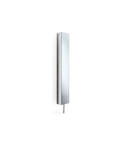WS Bath Collections Pika 51506 63" Single Door Revolving Mirrored - Stainless