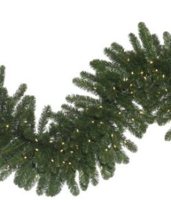 Vickerman 50' x 12" Oregon Fir Garl DL 420LED WmWh