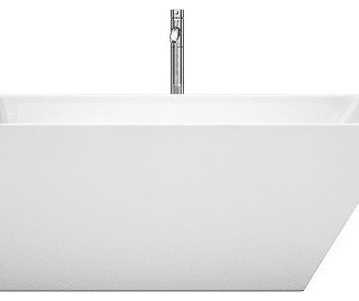 Wyndham Collection WCBTK150159ATP11 Hannah 59" Freestanding - White / Polished