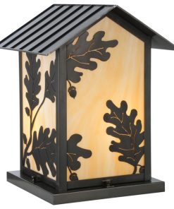 14 Square Seneca Oak Leaf Pier Mount