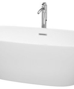 Wyndham Collection WCBTK156171ATP11 Juno 71" Freestanding Soaking - White /