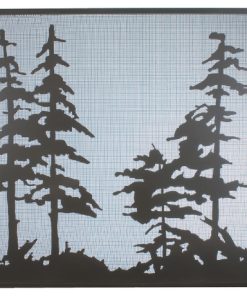 50W X 30H Tall Pines Fireplace Screen