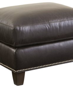 Strada Leather Ottoman