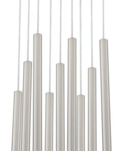 Z-Lite 917MP24-BN-LED-9SCH Nine Light Island/Billiard Forest Chrome