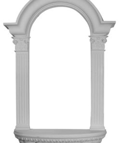 27 1/2"Wx45 3/4"Hx7 1/4"D Hillsborough Wall Niche, Surface Mount