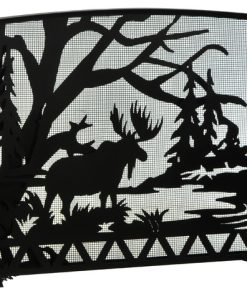 48 Wide X 33 High Moose Creek Fireplace Screen