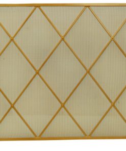 45 Wide X 36 High Diamonds Fireplace Screen