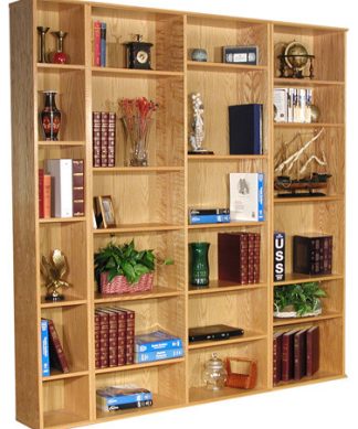 7 Foot Oak Wall Shelf