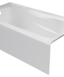 Valley Acrylic Above Floor Rough In pPRO Acrylic Multi-Layered Bath Tub 60", Whi