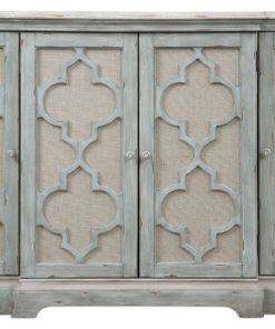 Uttermost Sophie 4 Door Grey Cabinet
